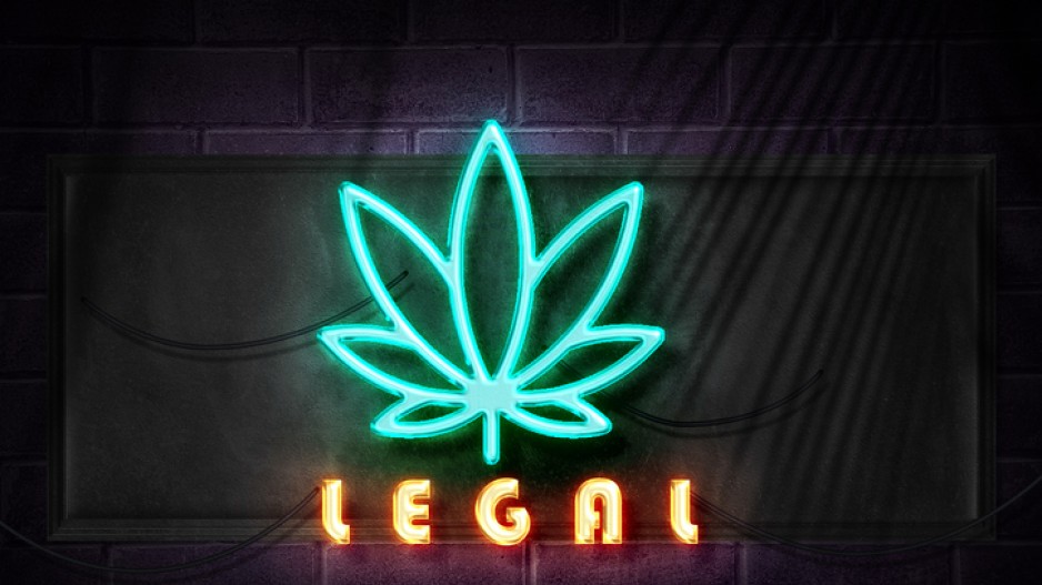 legal cannabis sign