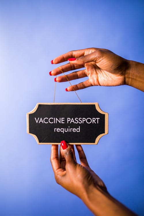 vaccination passport sign
